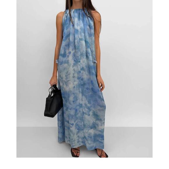 RODEBJER Dresses & Skirts - NEW RODEBJER lobelia maxi halter neck dress in clouds